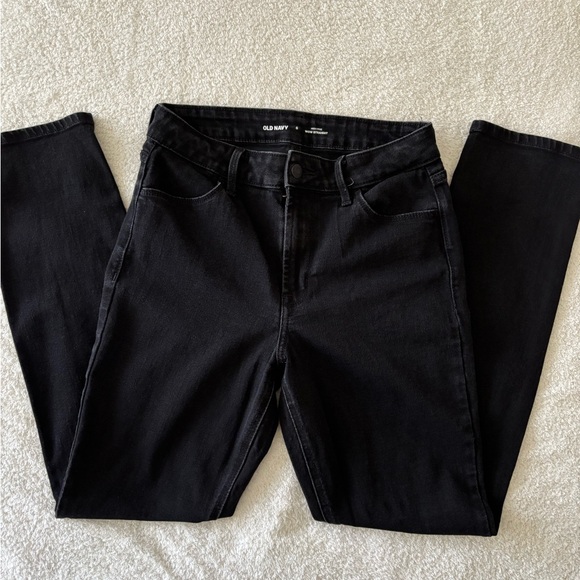 Old Navy Women's Dark Skinny Jeans Size 6 - Picture 3 of 11